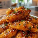 Air Fryer Honey Butter Garlic Chicken Tenders