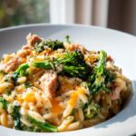 Cremiges Hähnchen Brokkoli Orzo Rezept – Schnell & Lecker