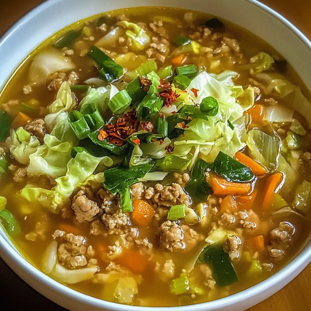 Eierrollen Suppe: Schnelle Low-Carb GenĂ¼sse – Schritt 2