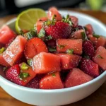 Erdbeere Wassermelone: Erfrischender Salat für den Sommer