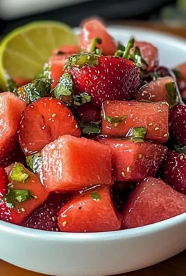 Erdbeere Wassermelone: Erfrischender Salat für den Sommer