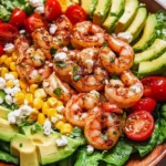 Frischer Honig-Limetten-Garnelensalat für den Sommer