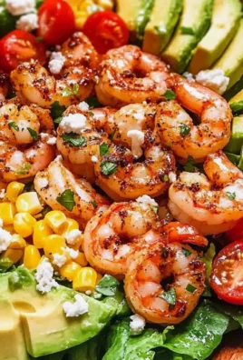Frischer Honig-Limetten-Garnelensalat für den Sommer