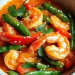 Garnelencurry mit Zuckerschoten