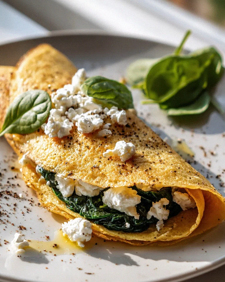 Keto Pfannkuchen Wraps mit Spinat & Feta: Dein perfektes Rezept