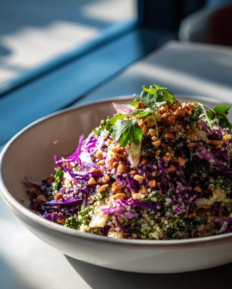 Knackige Krautsalat Bowl: Quinoa, Nüsse – Dein Power-Rezept