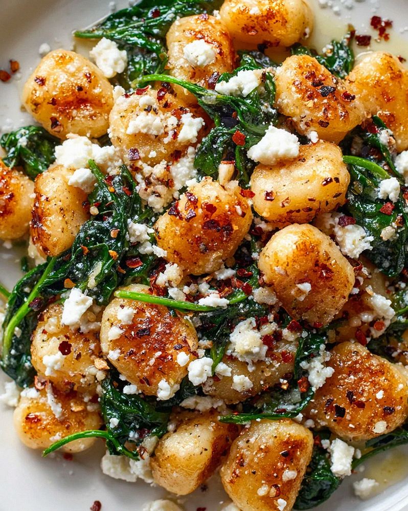 Knusprige Gnocchi mit Spinat & Feta: Dein neues Lieblingsgericht! – Schritt 2