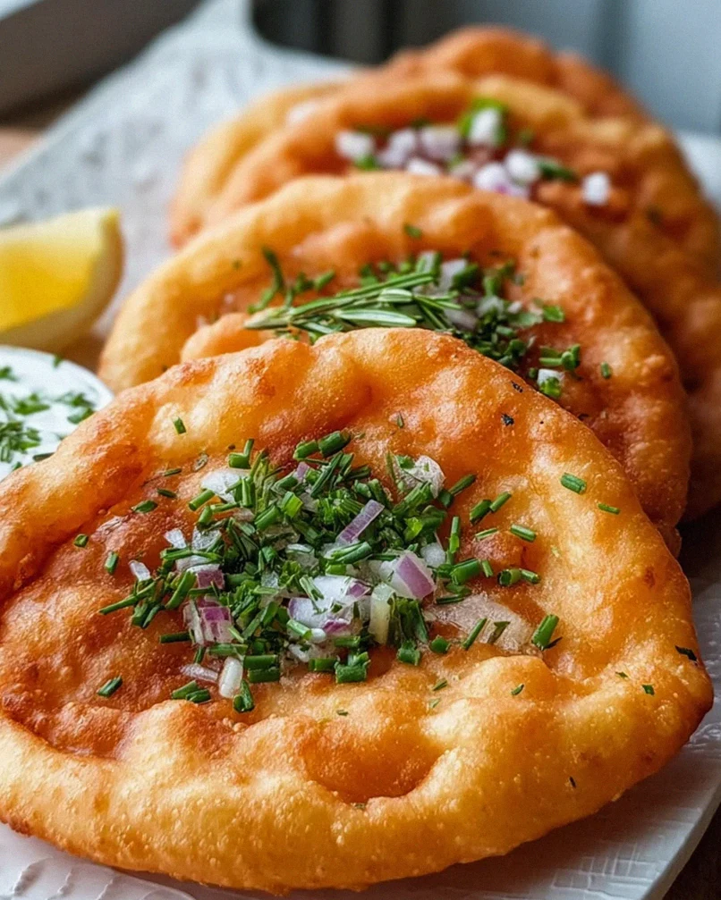 Langos aus der Heissluftfritteuse: Perfekt knusprig & einfach!