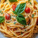Linguine mit Tomaten-Parmesansoße