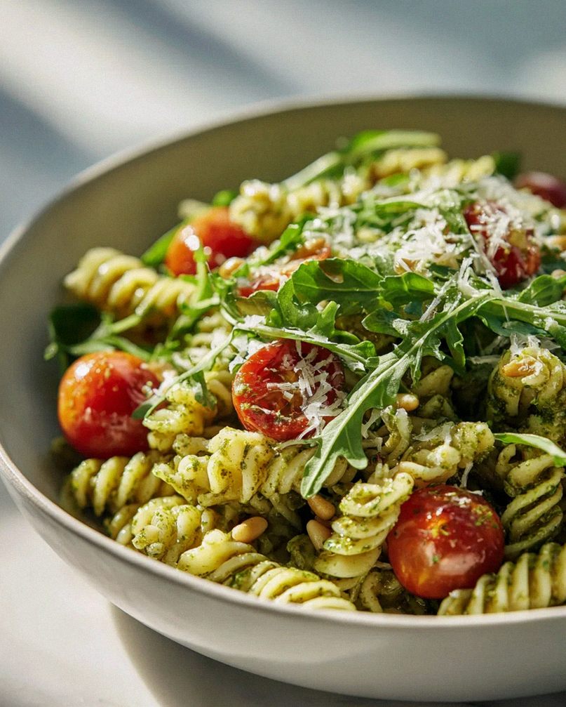 Sommerlicher Pesto Pasta Salat: Schnell & Frisch!