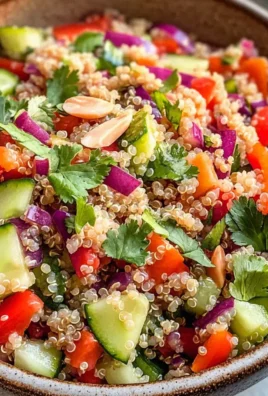 Thailändischer Quinoasalat mit cremigem Dressing